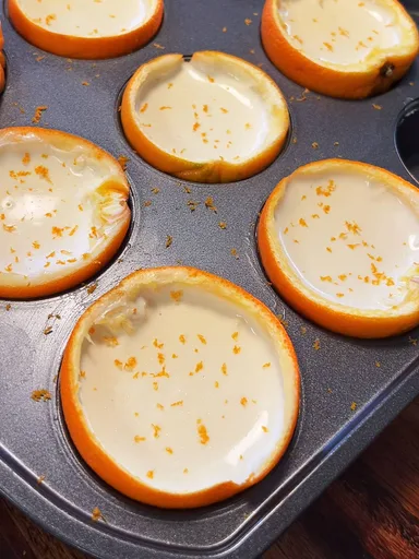 Posset de naranja (panna cotta sin gelatina)