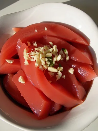 Watermelon Mung Bean Jelly Noodles