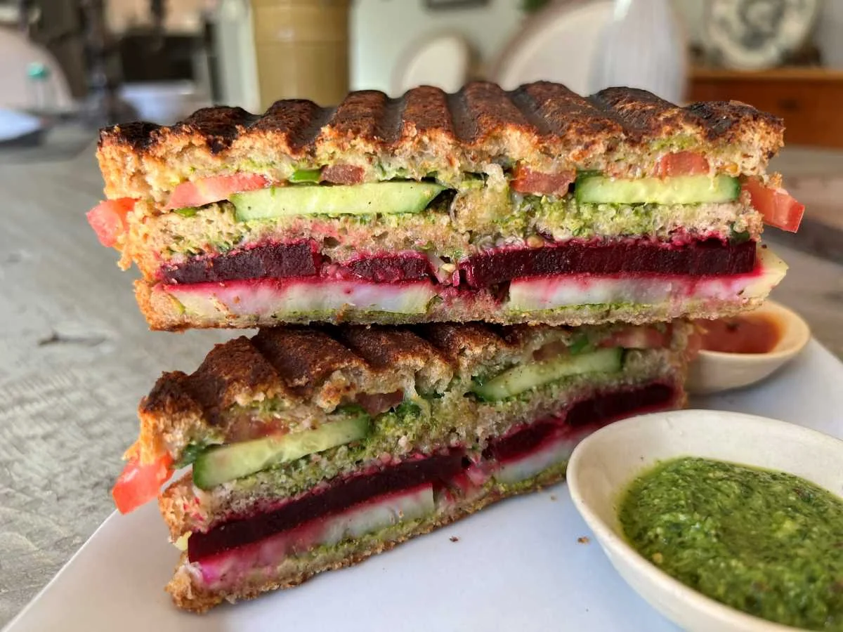 Grilled Bombay Sandwich