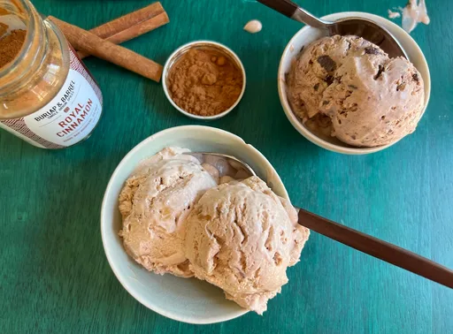 No-Churn Cinnamon-Ginger Ice Cream