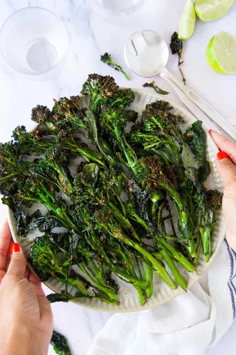Brote de brócoli en freidora de aire