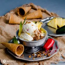 Peppers in Paradise Pineapple Jalapeno Ice Cream