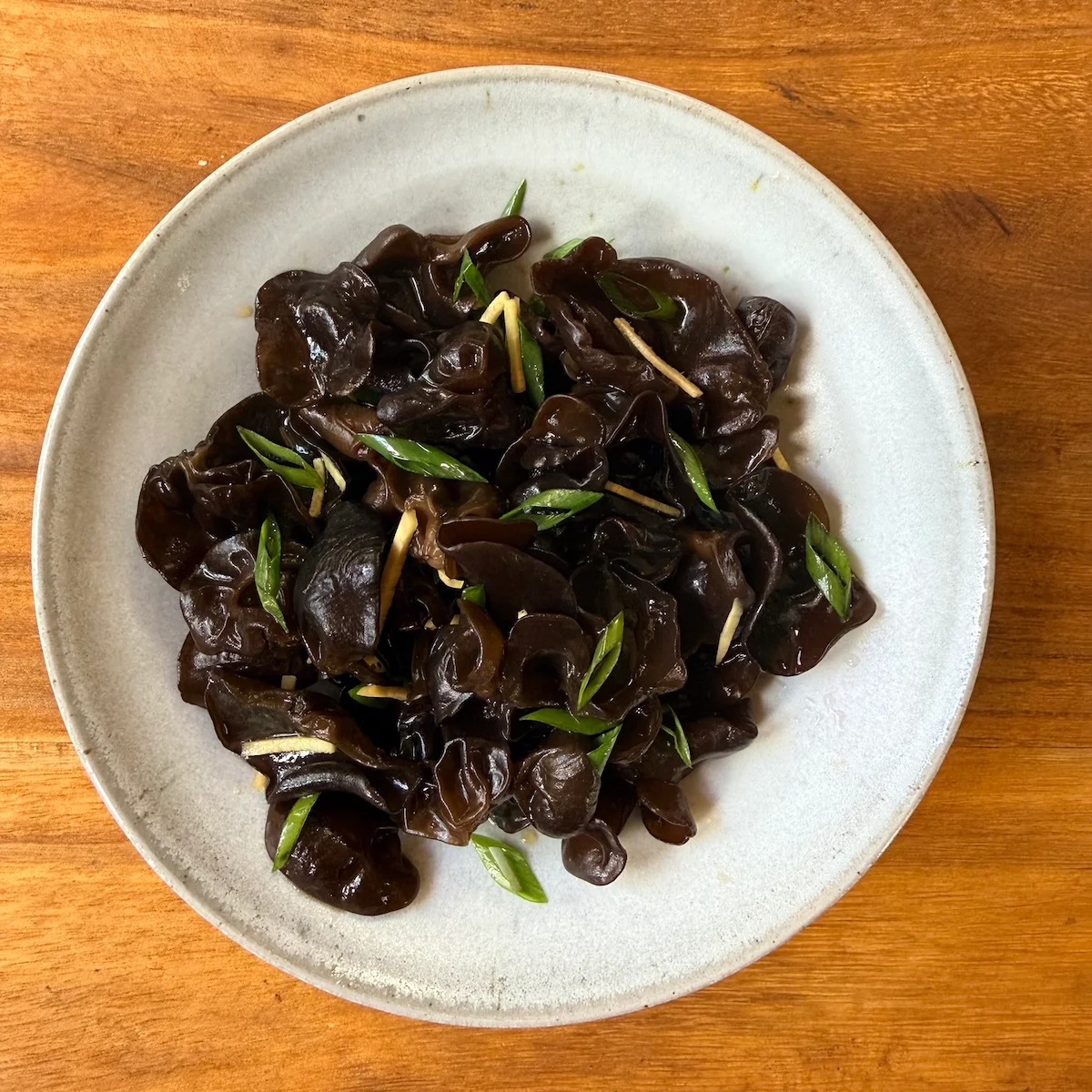 Wood Ear Mushroom Salad