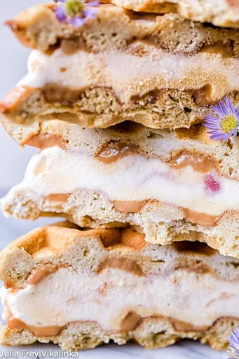 Waffle Ice Cream Sandwiches