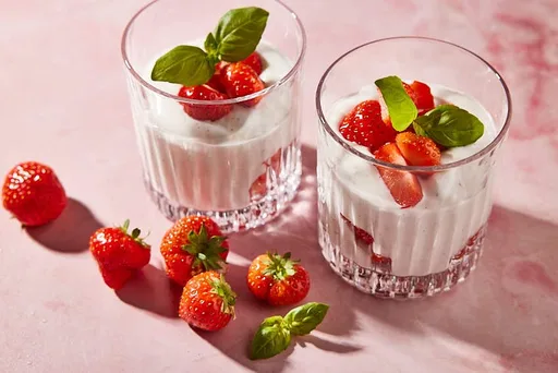 Postre de fresas