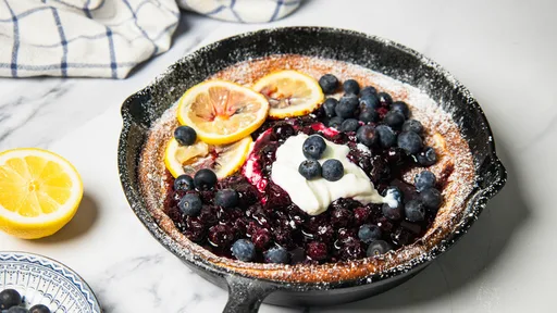 Blueberry Lemon Dutch Baby Recipe