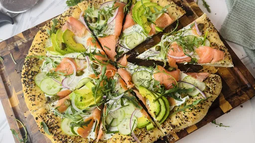 'Bagels And Lox' Breakfast Pizza Recipe