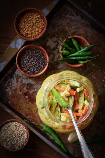 MIXED VEGETABLE OORAGAYA PACHADI