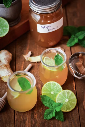 Ginger Lemon Water (Adrak Nimbu Pani)