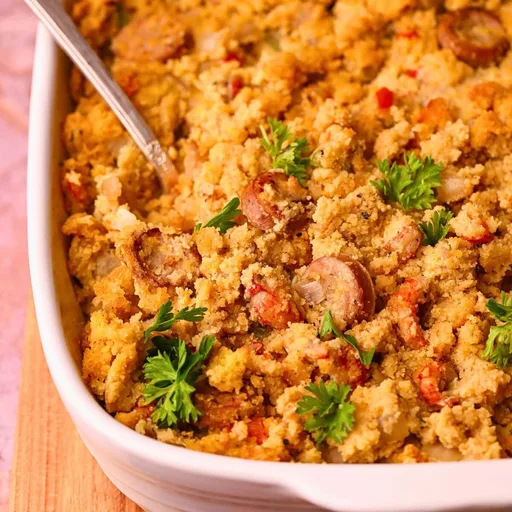 Crawfish Cornbread Dressing