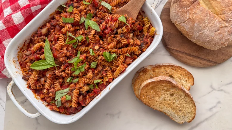 High-Protein Vegan Pasta Bake Recipe