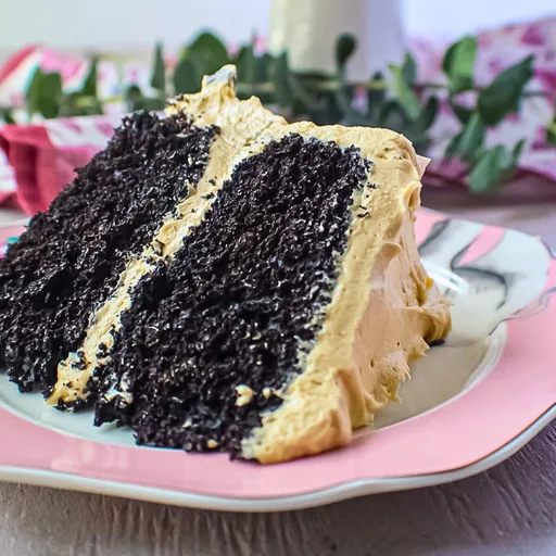 Moist Chocolate Peanut Butter Layer Cake