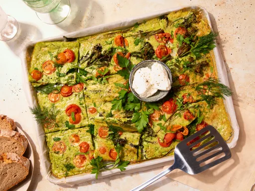 Frittata Verde al Horno con Verduras