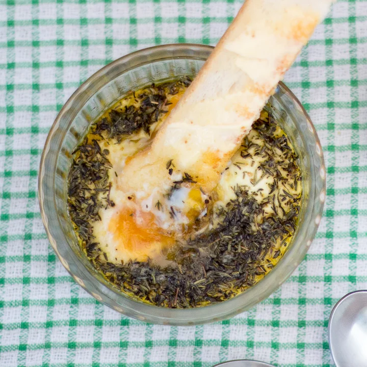 Easy Thyme Baked Eggs Recipe