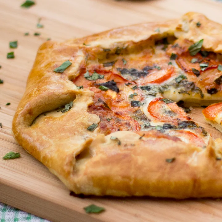 Mozzarella Tomato Galette Recipe