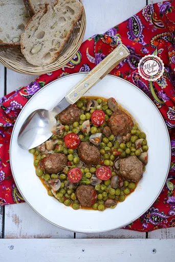Bezelyeli Mantarlı Sulu Köfte