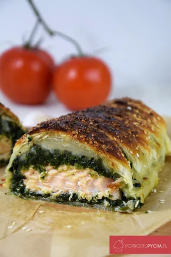 Salmón en hojaldre