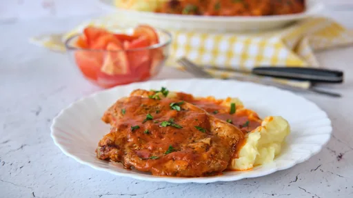 Chuletas en salsa