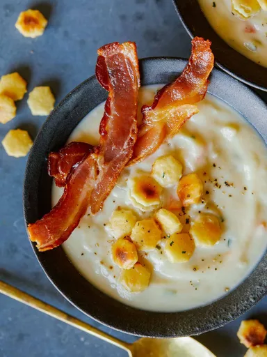 Creamy Vegan Cauliflower Chowder
