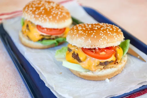 Smashed hamburger