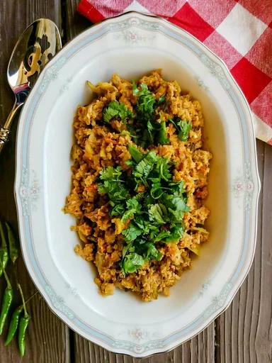 Pakistani Keema Kareley | Ground Beef and Bitter Melon