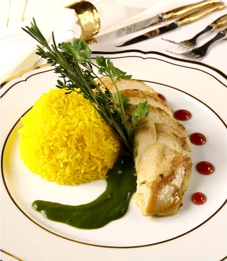 Pollo con espinacas