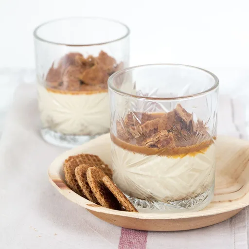 Panna cotta de stroopwafel