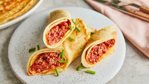 Crepes rellenos de carne picada – la mejor receta