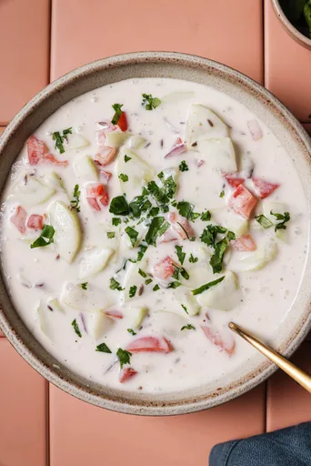 Easy Vegetable Raita Recipe (15 Minutes!)
