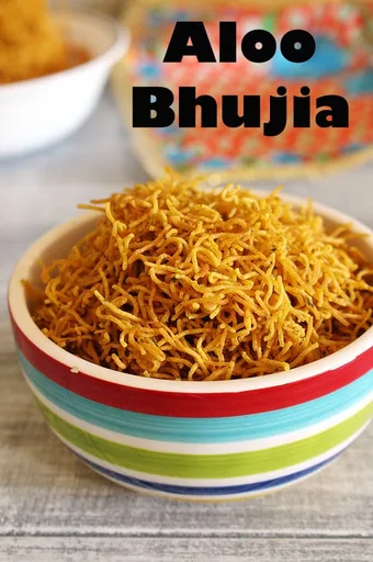 Potato sev (Aloo Bhujia)