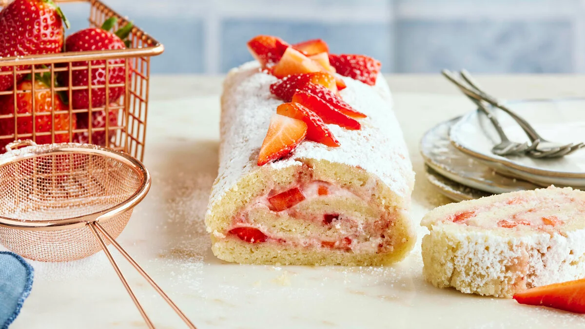 Vegane Biskuitrolle – super fluffig & so lecker