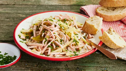 Vegetarischer Wurstsalat – das Blitz-Rezept
