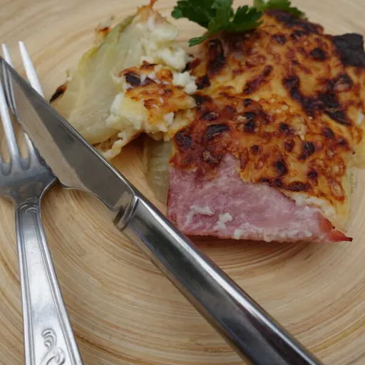 Gratinée de fenouil au jambon