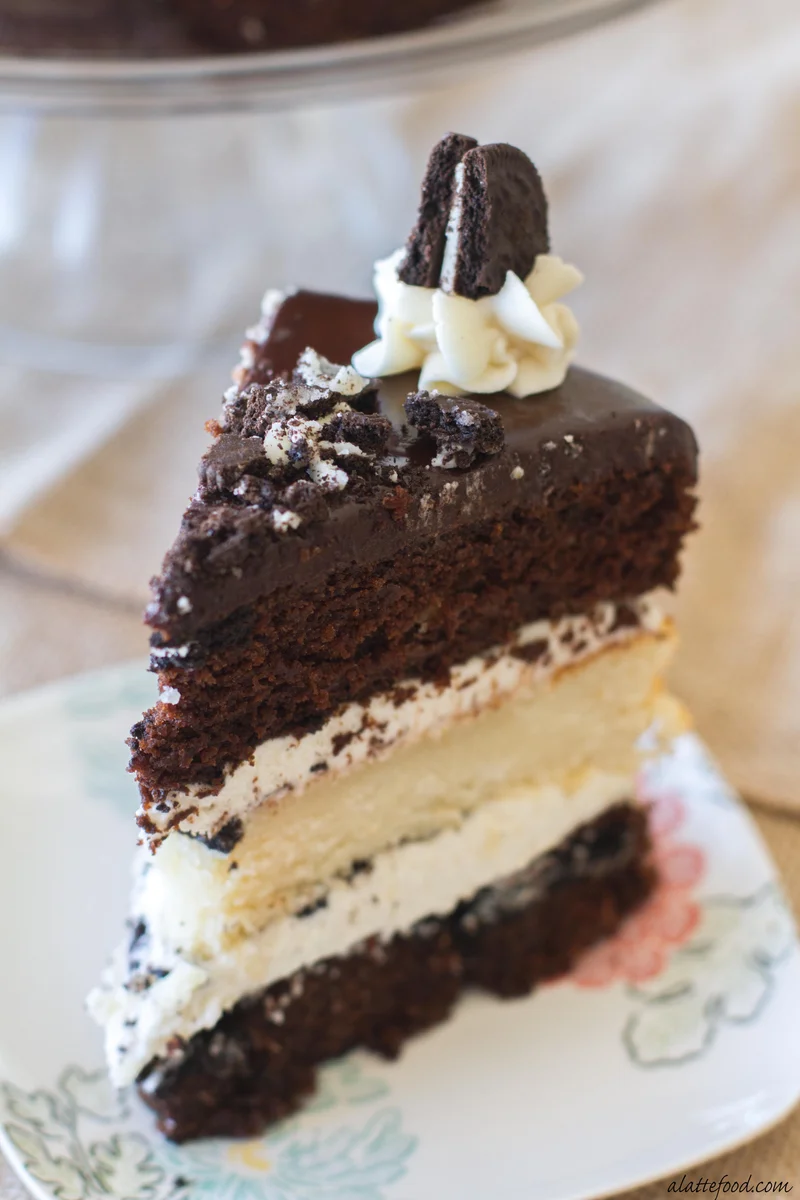 {Triple Layer} Cookies and Cream Oreo Cake