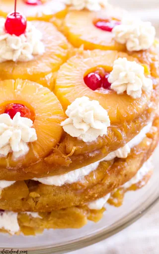{Triple Layer} Pineapple Upside-Down Cake