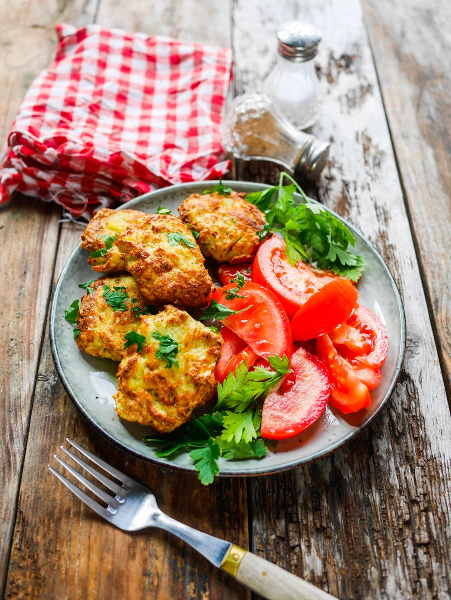 Beignets pommes de terre poulet à l'Airfryer