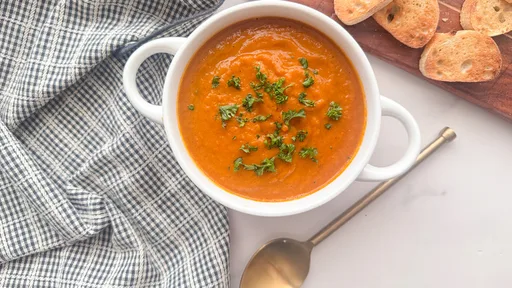 Roasted Red Pepper Soup Recipe