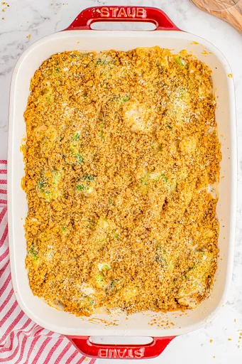 Pastel de Brócoli y Coliflor