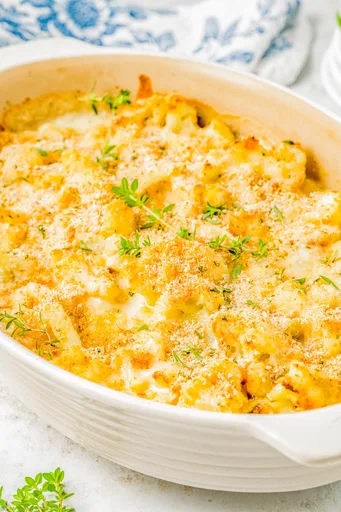 Gratín de Coliflor con Queso
