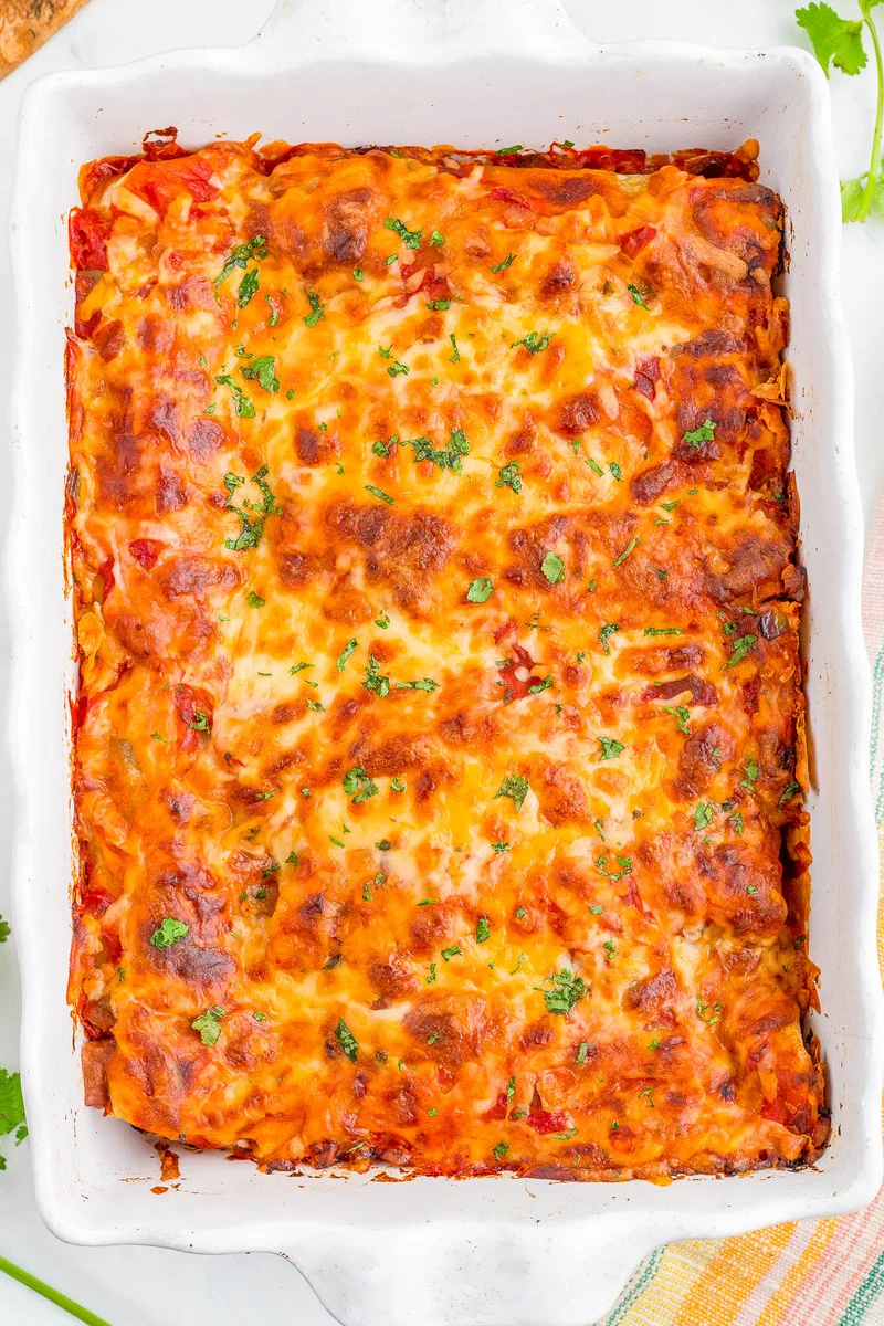 Enchiladas de pollo asado