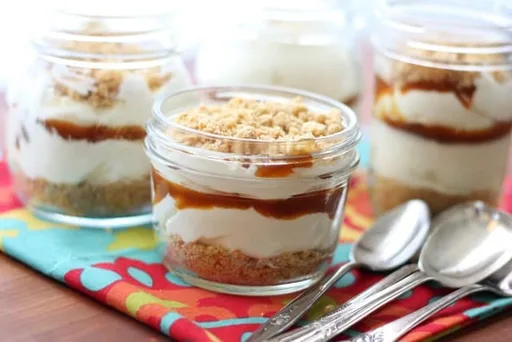 No Bake Caramel Cheesecake Mousse