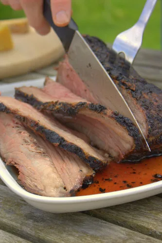 Hunk of Beef on BBQ