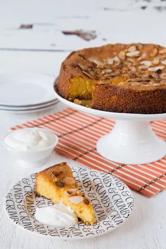 Receta de bizcocho de almendra, limón y polenta