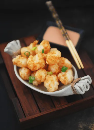Prawns Tempura With Dynamite Sauce