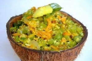 Carrot & Beans Thoran