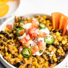 Ground Turkey Taco Skillet Recipe