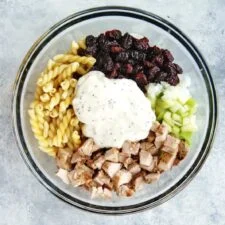 Cherry Chicken Pasta Salad