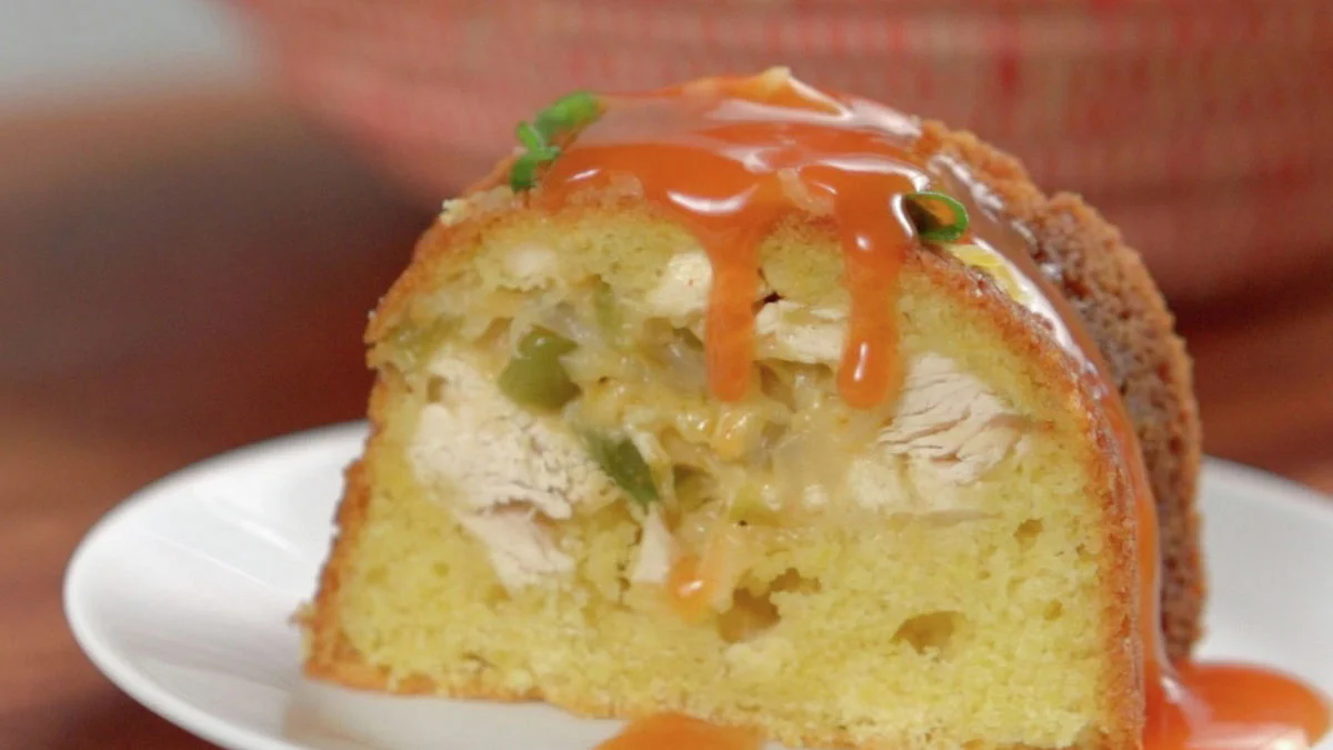 Chicken Enchilada Bundt Bread