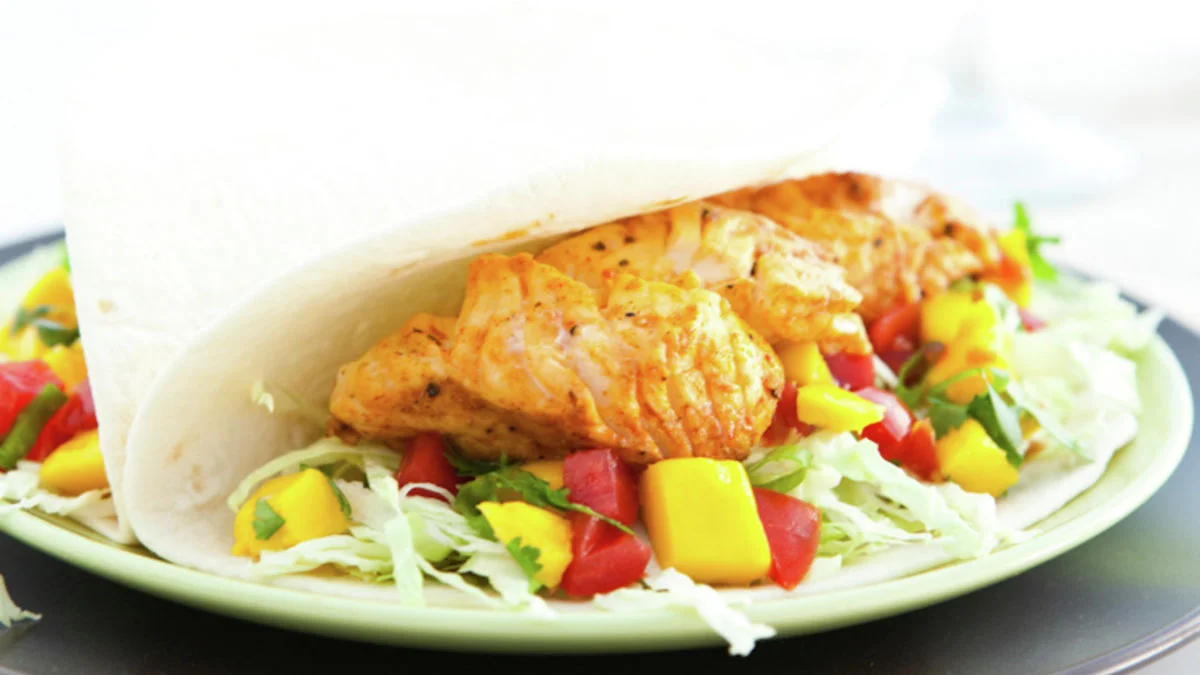 Fish Tacos with Mango Salsa