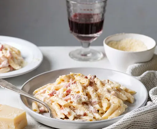 Macarrones a la carbonara